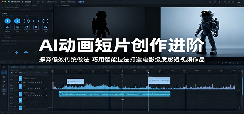 AI动画短片创作进阶：摒弃低效传统做法，巧用智能技法打造电影级质感短视频作品