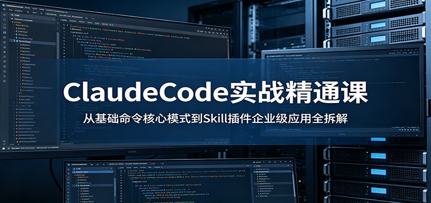ClaudeCode实战精通课：从基础命令核心模式到Skill插件企业级应用全拆解